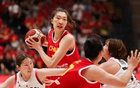 中國女籃三連勝，張子宇、韓旭共得36分。