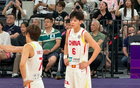 中國女籃大勝34分，三連勝進半決賽，張子宇12+4怒吼慶。